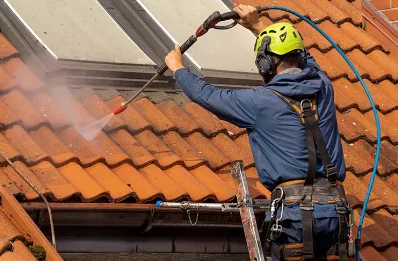 Démoussage et hydrofuge de toiture à Champagne-et-Fontaine
